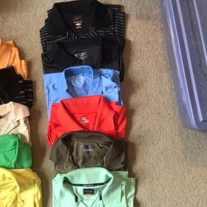Lot of men’s golf shirts size LARGE